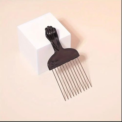 product_image_name-Generic-Hair Comb - Stainless Steel Hair Combs, Wig Braid Hair Styling Comb, Salon Comb, Salon Barber Shop Professional Hair Styling Tool, For All Hairs.-3