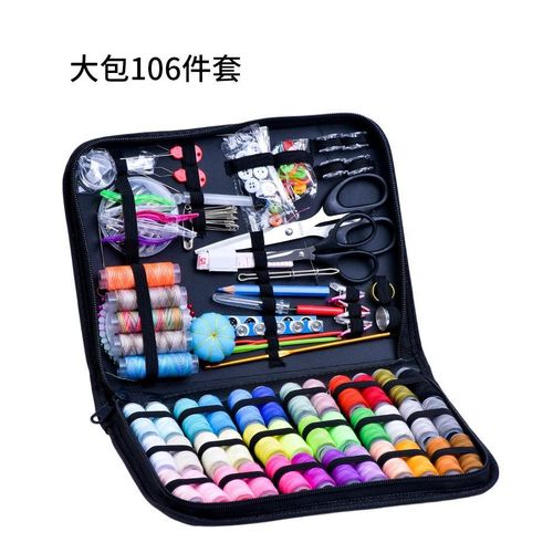 Generic 106PCS-Multifunctional Portable Sewing Organizer Bag, Household Travel Sewing Kit