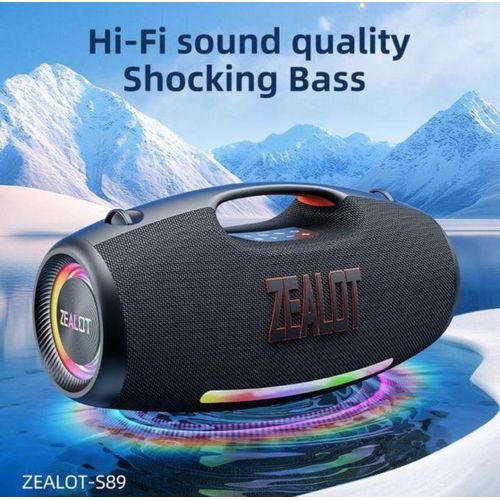 product_image_name-Zealot-S89 250W Super Bass Bluetooth Speaker With 48000mAh Battery -1