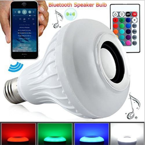 E27 bluetooth speaker top