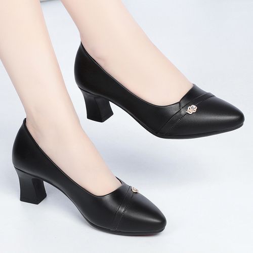 Blair Derby Heel Shoes – Delize