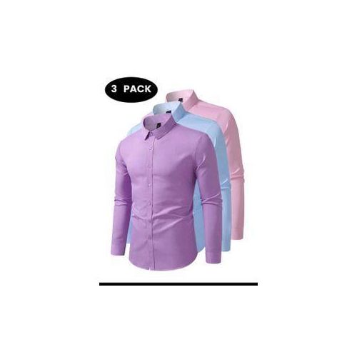 Fashion 3in1 Superb Fitted Office Long Sleeve Shirt