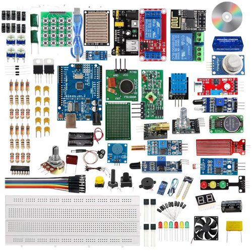Generic Arduino starter complete electronics Kit with CDs including codes and Tutorials in PDF