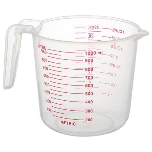 Generic 3pcs Measuring Cups PVC Scale Cup Plastic Measuring Volume