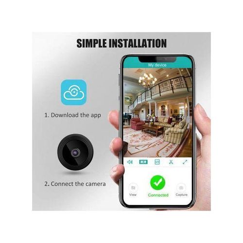 Cctv Best Portable Small Mini Spyy Camera - Wireless Security - Tiny Digital Camera with SD card slot - image 6