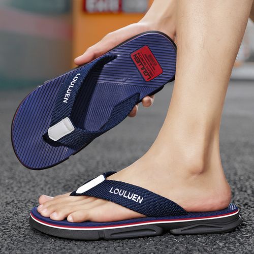 XCST-BNZHO Fashion Flip-flops Summer Men Slippers Beach Sandals Comfortable  Men Casual Shoes Indoor Slippers