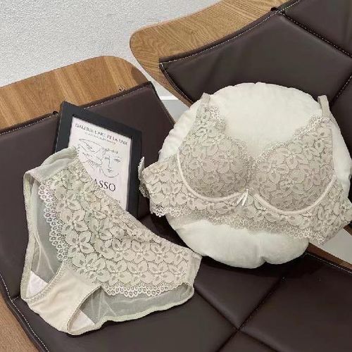 Lace Underwear Set Push Up Bra Set for Women Beauty Back