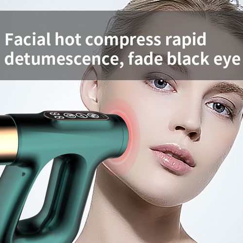 product_image_name-Generic-LCD Electric Fascia Gun, Muscle Massage Gun/Massager, 32 Speeds, 4 Heads-Green-4