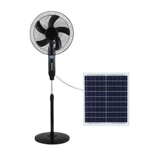 Generic 16" Rechargeable Solar Fan With Panel