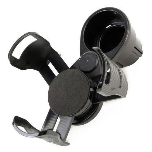 Generic 2-in-1 Multifunctional Car Cup Holder - Adjustable Dual Holder for Drinks & Bottles - image 2