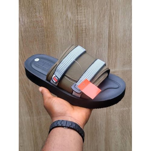 Fashion Crimson drift quality slippers