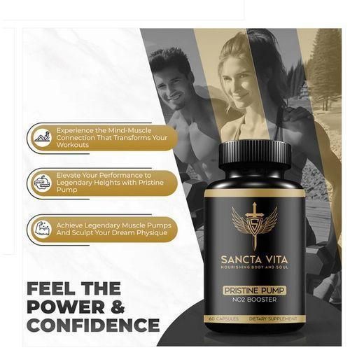 Divine Pristine Pump: NO2 Booster And Pump 60 Capsules. - image 2