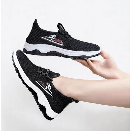 product_image_name-Men'S-Lit Men Sneakers - Sports Shoes - Black-3