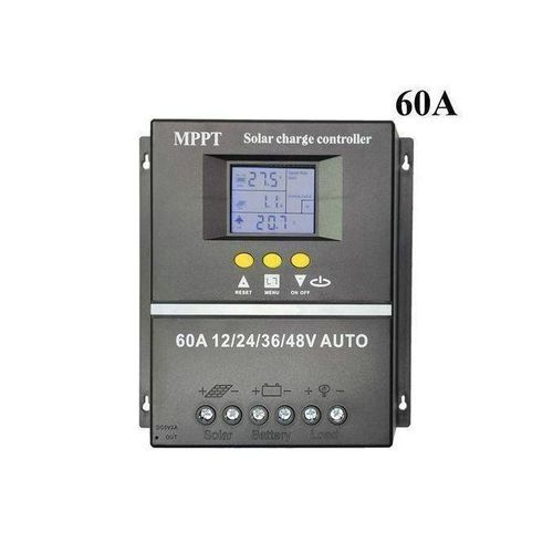 Generic  Mppt 60a Solar Pv Regulators 12v 24v 36v 48v Auto Solar Charge Controller Solar