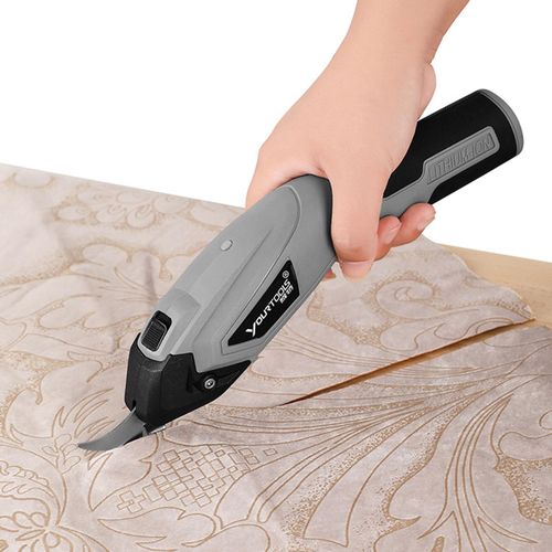 Electric Fabric Scissors Leather Shears Box Cutter for Crafts