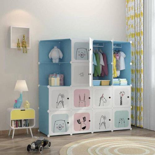 product_image_name-Generic-14 Cubes Plus Corner Closet- Baby/Toddler Wardrobe-1