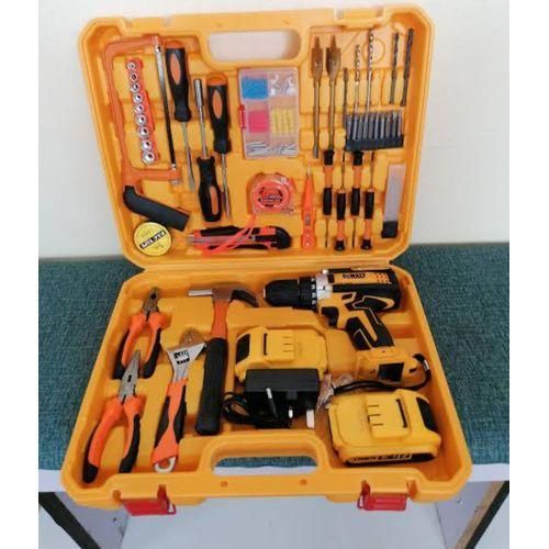 Dewalt Heavy-Duty 48V Cordless Drill With Accessories Set