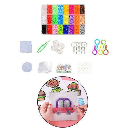 Generic Colorful Fuse Beads Kit Hama Beads Fusion Beading Handmade Craft  For