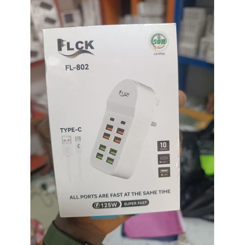 product_image_name-Generic-8-Ports USB, 2 Type C Ports 125W Charger Block, Multi USB Charging Station, for all Devices-1