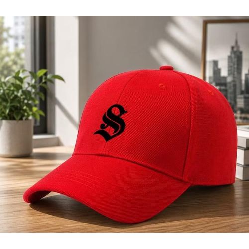 Fashion Snapback Crew Design Face Cap: Red