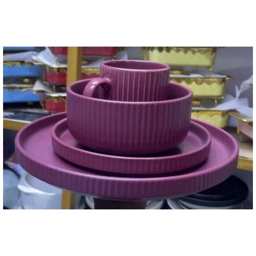 Generic 16-Piece Modern Ceramic Stoneware Dinnerware Set