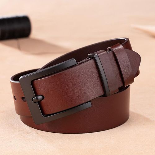 product_image_name-Generic-Retro Belt Cowhide Men's Designer Leather Belt Brown-1