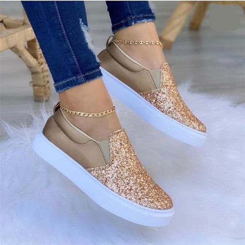 rose gold loafers