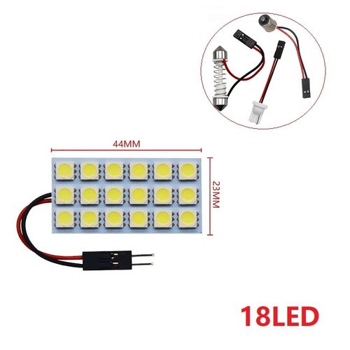 Generic 6 9 12 15 24 SMD 5050 LED Auto Panel Light Reading Dome