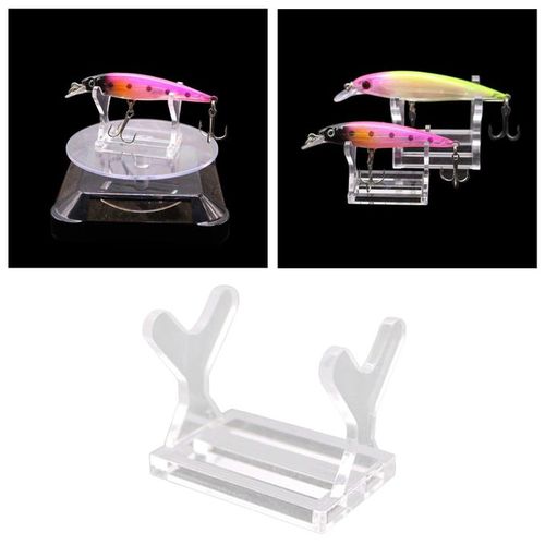 Store Acrylic Bait Fishing Lure Showing Display Stand Shelf
