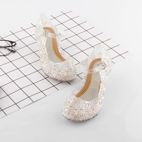 Buy Girls High Heels Dress Pump Sandals Glitter Wedding Flower Party  Princess Shoes for Kids Toddler Online at desertcartINDIA