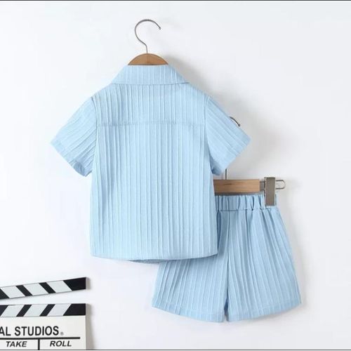 product_image_name-Fashion-Boys short sleeve two-pieces set-2