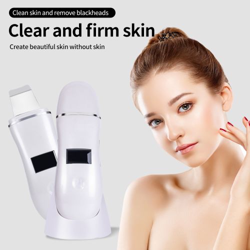 Ultrasonic Skin Scrubber Facial Spatula Blackhead Remover Facial Deep  Cleansing Face Lift Machine Peeling Shovel Pore