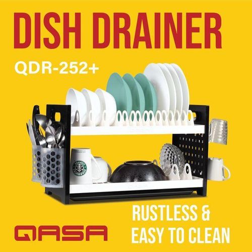 Qasa Top 2 tier Dish drainer and plate rack