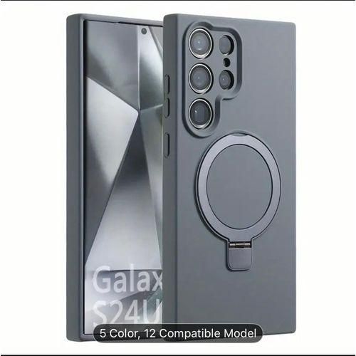 product_image_name-Generic-Pouch Magnetic Ring Holder Case For Samsung Galaxy S24 Ultra-1