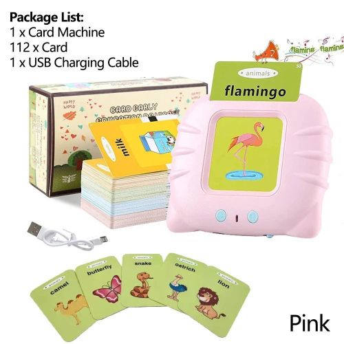 Generic Montessori Talking Flash Card Reader Educational Toy for Kids Ages 2-8 - image 2
