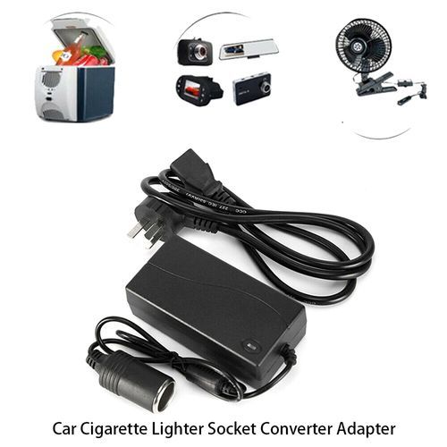 100V-220V to DC 12V 5A Adaptor Car Cigarette Lighter Socket Power Charger