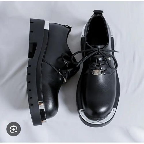 product_image_name-Fashion-Mens derby style shoes black -2