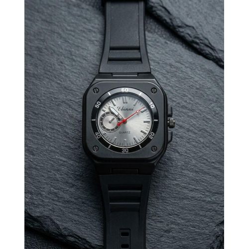 Fashion Black Classy Silicon Wristwatch for Men - image 3