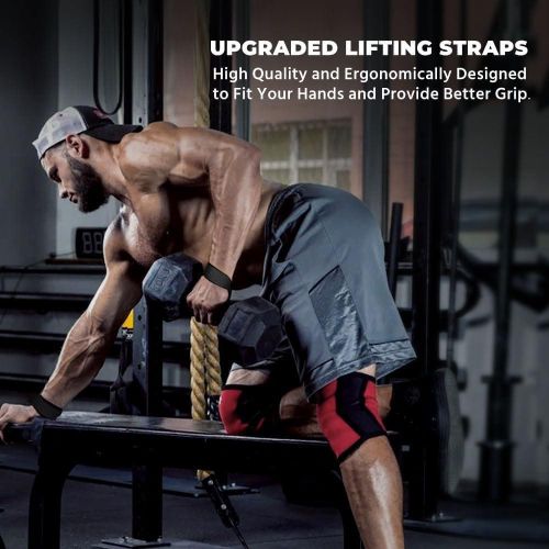 product_image_name-Flushrenic-weightlifting,Lifting Wrist Straps, , Deadlift Straps with Padded Neoprene for Power Lifting, Bodybuilding, Gym Workout, Strength Training & Fitness Workout, Resistance-7