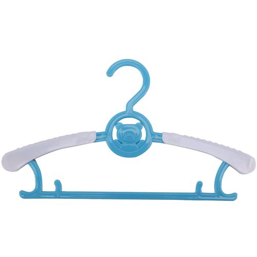 60Pcs-10.2in baby hanger blue kid hanger baby hanger blue clothes