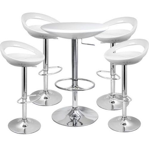 Generic Bright Gloss ABS Plastic White Set Of 2 Stool Jumia Nigeria