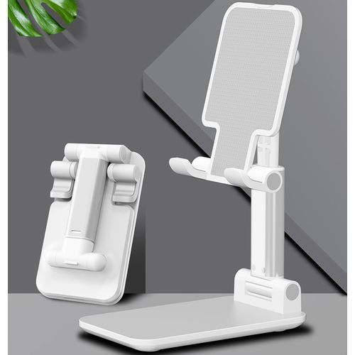 product_image_name-Generic-Foldable Mobile Phone Tablets Desktop Stand Holder (white)-1