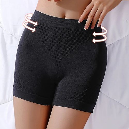 Fashion (Style 1--Color 2)Safety Shorts Women Pants Seamless Nylon High  Waist Panties Seamless Boyshorts Pants Girls Slimming Underwear DOU