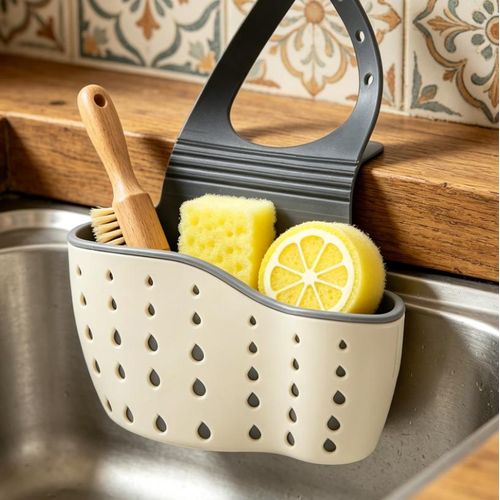 Generic Kitchen Bathroom Storage Sink Drain Basket Sponge Rack