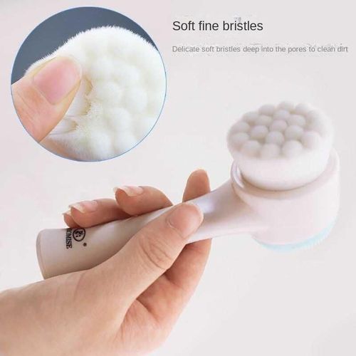 product_image_name-Generic-2PCS DOUBLE SIDED  3D MANUAL SOFT SILICONE FACIAL CLEANSING BRUSH-5