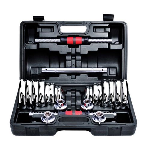 Generic Dumbbell Set Chrome Plated 20Kg Set with Case