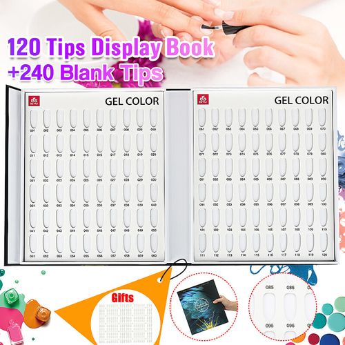 308 Acrylic Nail Color Display Book Nail Polish Colors Chart with 360 Tips  Gel Polish Card Board Organizer Nail Salon Tools - AliExpress