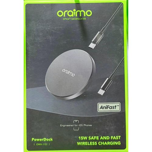 Oraimo Power Dock 15W SAFE AND FAST WIRELESS CHARGING - Designed for iOS phones