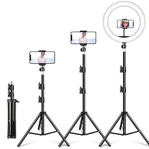 product_image_name-Generic-2.1m Tripods Stand Camera Phone Live Streaming Tripod Stand Shooting Tripods Phone Holder Stand For Ring Light Photograph Video-4
