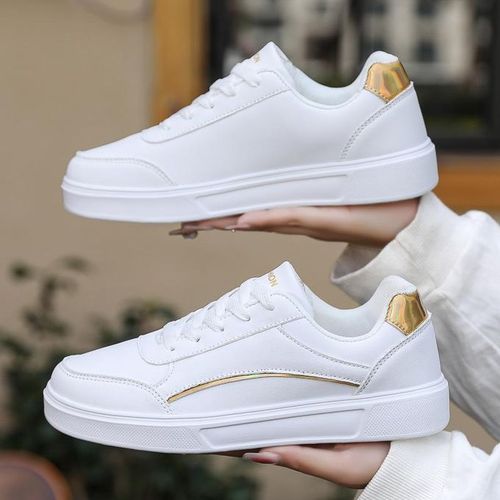 Fashion Sneakers Women s Shoes White EUR Size 36 46 Leather Casual Sports Shoes Jumia Nigeria